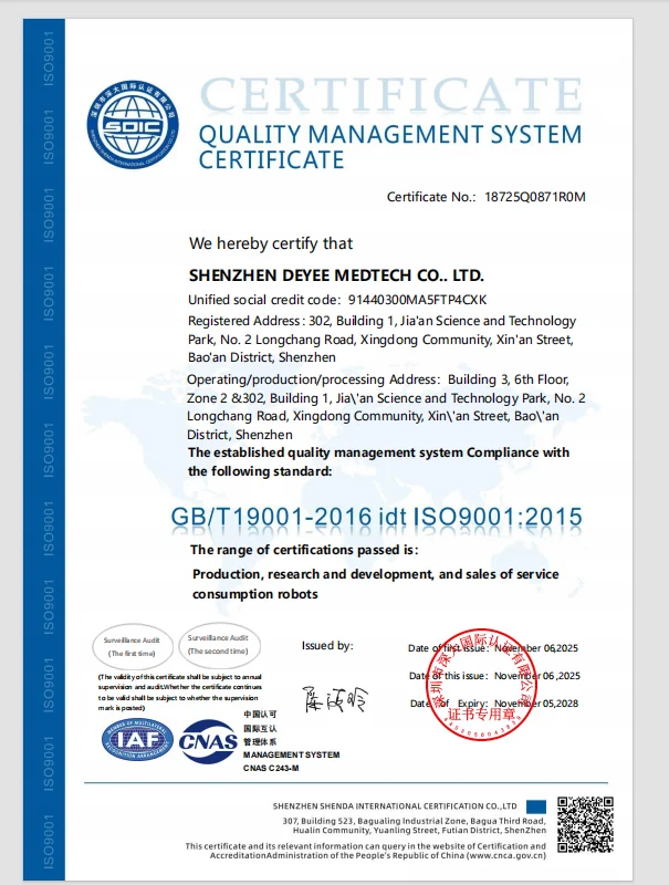 Quality Management System Certification
